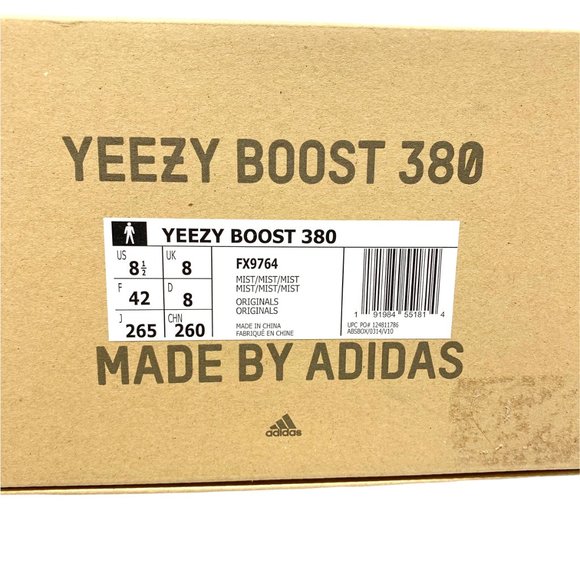 NEW Adidas Yeezy Boost 380 "Mist" Sneakers - Picture 5 of 15